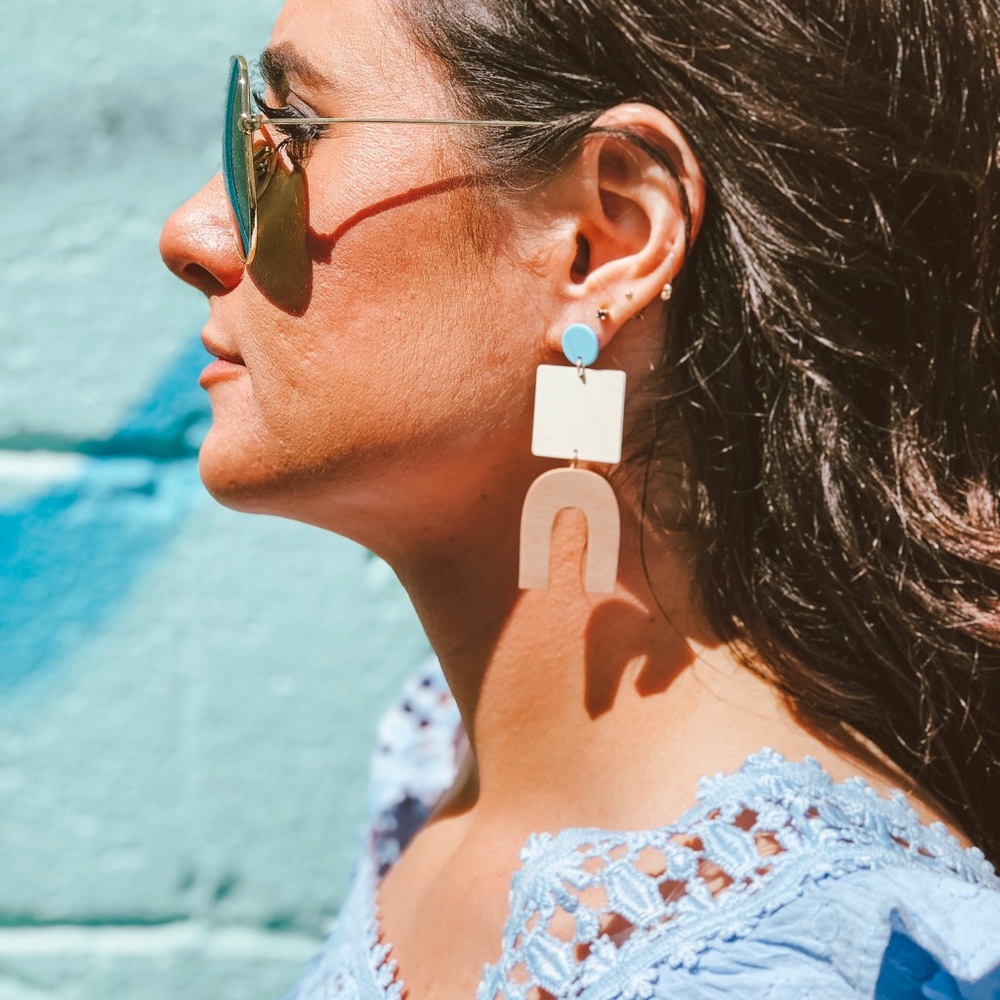Hazel Geometric Earrings